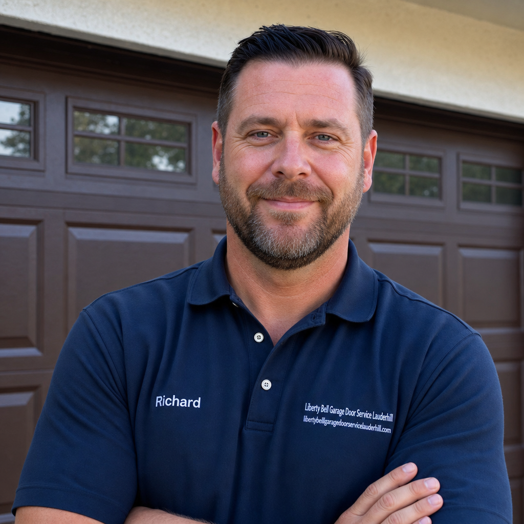 Richard Anderson, owner of Liberty Bell Garage Door Service Lauderhill